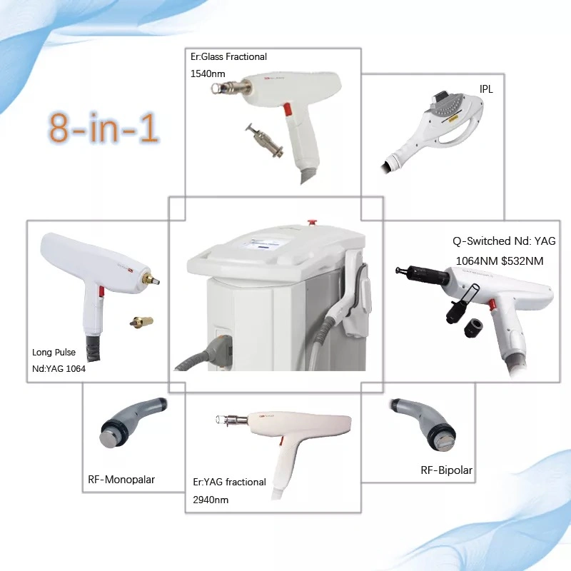 Apolo 8 in 1 Multifunction Beauty Machine Laser Device