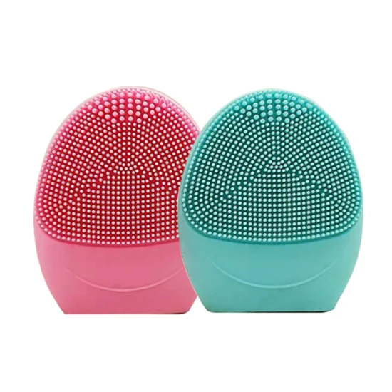 Exfoliants automatique moussant sonique Silicone peau nettoyage brosse dispositif de beauté