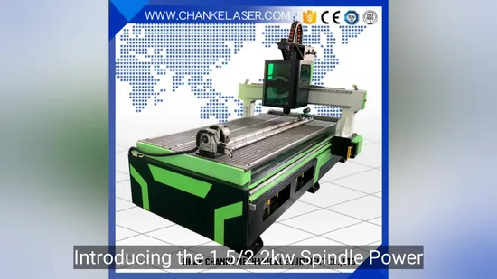 Machine CNC acrylique en plastique bois 1300x2500mm pour la publicité industrielle