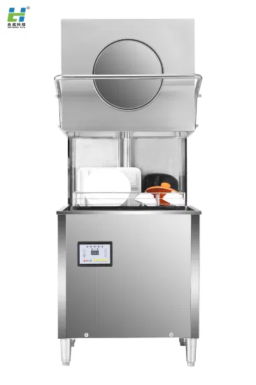 Lave-vaisselle automatique de restaurant d'hôtel commercial, lave-vaisselle de cuisine, fabricant de lave-vaisselle autonome industriel avec fenêtre rectangulaire